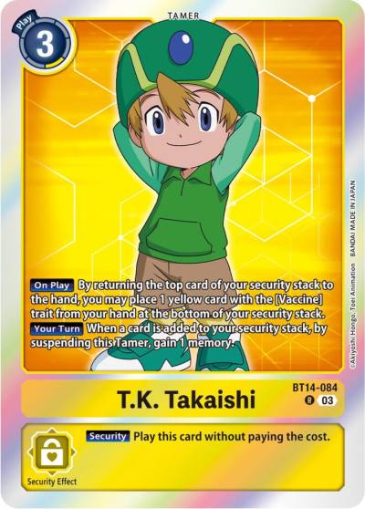 TK Takaishi BT14-084 R Blast Ace Digimon card