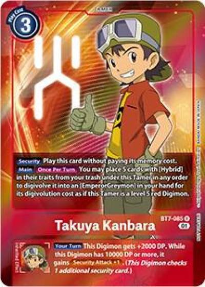 Takuya Kanbara Box Topper BT7-085 R Next Adventure Digimon card