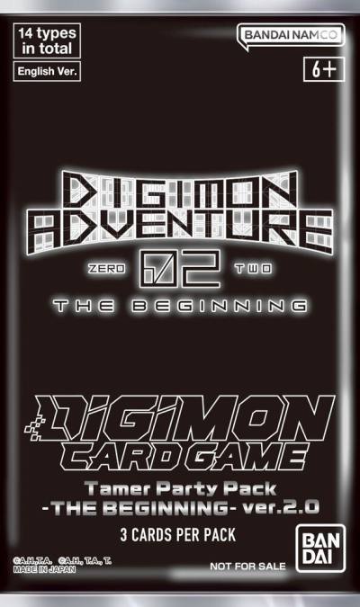 Tamer Party Pack The Beginning Ver 20  Digimon Promotion Cards Digimon card
