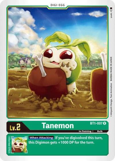 Tanemon BT1-007 R Release Special Booster 1.0 Digimon card