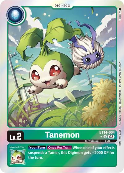 Tanemon Blast Ace Box Promotion Pack BT14-004 U Blast Ace Digimon card
