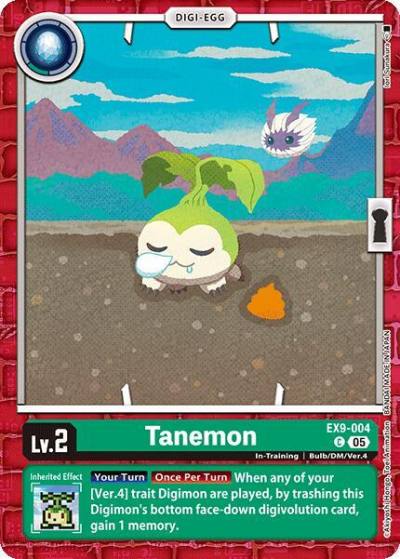 Tanemon EX9-004 C Versus Monsters Digimon card