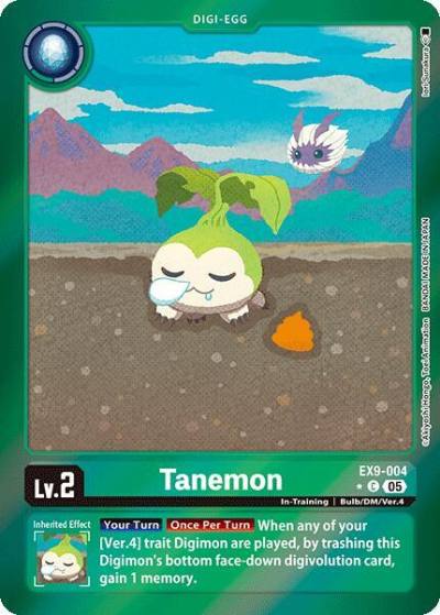 Tanemon Limited Foil EX9-004 C Versus Monsters Digimon card
