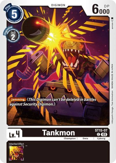Tankmon ST15-07 C Starter Deck 15: Dragon of Courage Digimon card