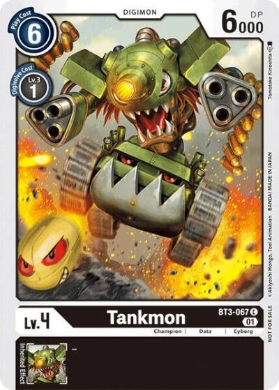 Tankmon Tamer Party Vol 4 Promo BT3-067 C Release Special Booster 1.0 Digimon card