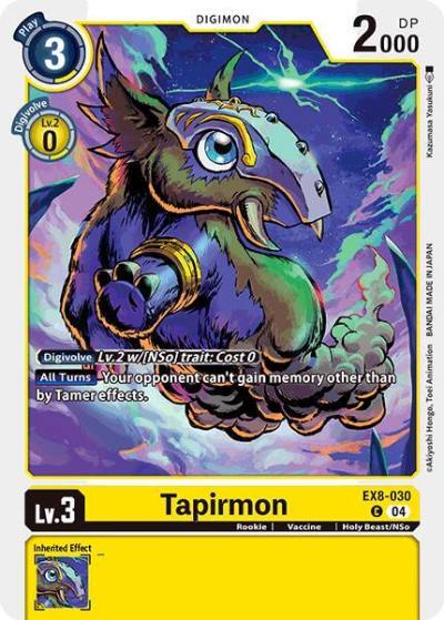 Tapirmon EX8-030 C Chain of Liberation Digimon card