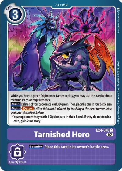 Tarnished Hero EX4-070 C Alternative Being Booster Digimon card