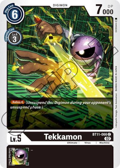 Tekkamon Foil BT11-066 C Dimensional Phase Digimon card