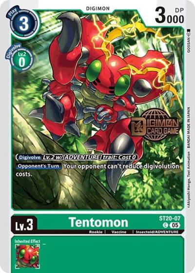 Tentomon ST20-07 C Starter Deck 20: Protector of Light Release Event Cards Digimon card