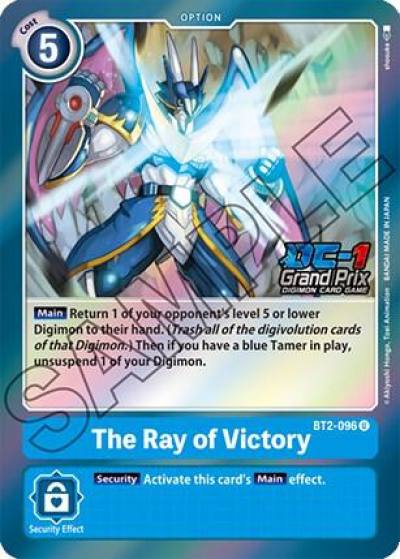 The Ray of Victory DC 1 Grand Prix BT2-096 U Release Special Booster 1.5 Digimon card