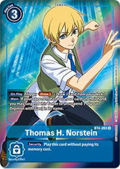 Thomas H Norstein Box Topper BT4-093 R Great Legend Digimon card