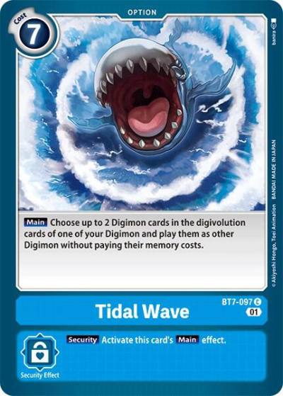 Tidal Wave BT7-097 C Next Adventure Digimon card