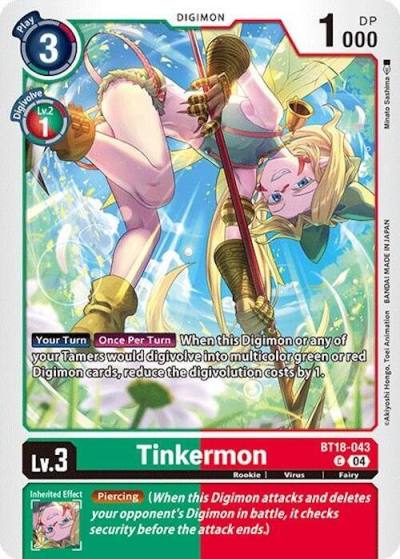 Tinkermon BT18-043 C Release Special Booster 2.0 Digimon card