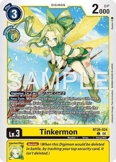 Tinkermon BT26-024 C Timeless Bonds Digimon card
