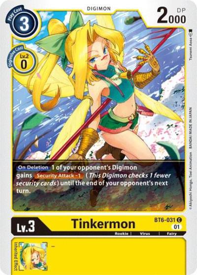 Tinkermon BT6-031 C Double Diamond Digimon card
