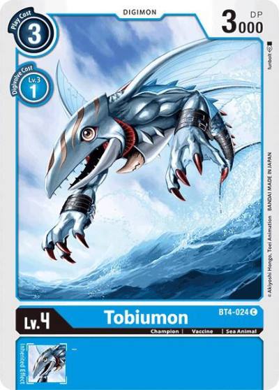 Tobiumon BT4-024 C Great Legend Digimon card