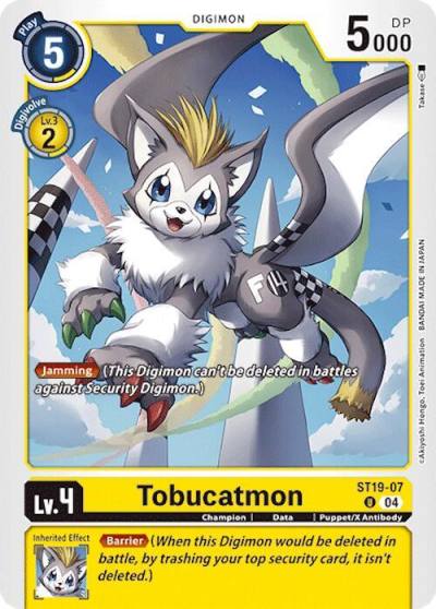 Tobucatmon ST19-07 U Starter Deck 19: Fable Waltz Digimon card