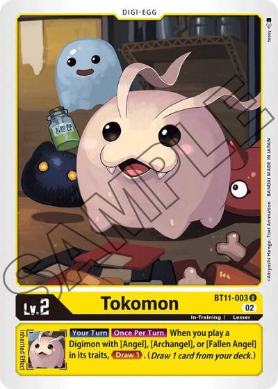 Tokomon BT11-003 U Dimensional Phase Digimon card
