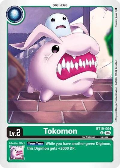 Tokomon BT19-004 C Release Special Booster 2.0 Digimon card