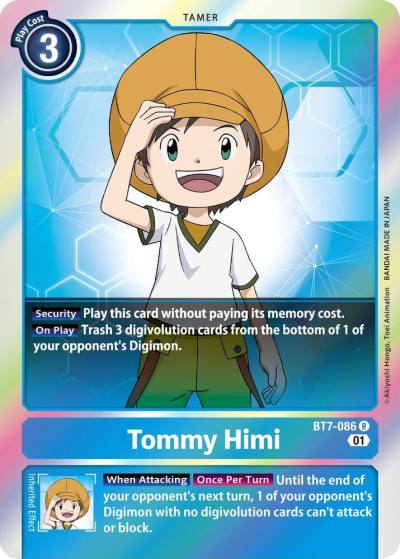 Tommy Himi BT7-086 R Next Adventure Digimon card