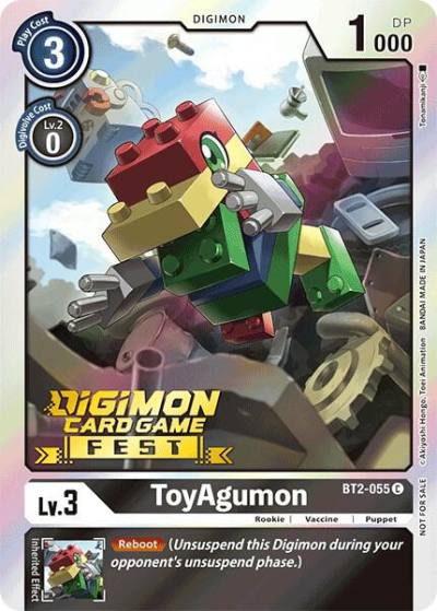 ToyAgumon Digimon Card Game Fest 2022 BT2-055 C Release Special Booster 1.0 Digimon card