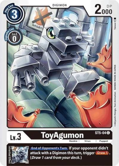 ToyAgumon ST5-04 C Starter Deck 05: Machine Black Digimon card