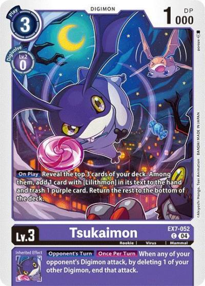 Tsukaimon EX7-052 C Digimon LIBERATOR Digimon card