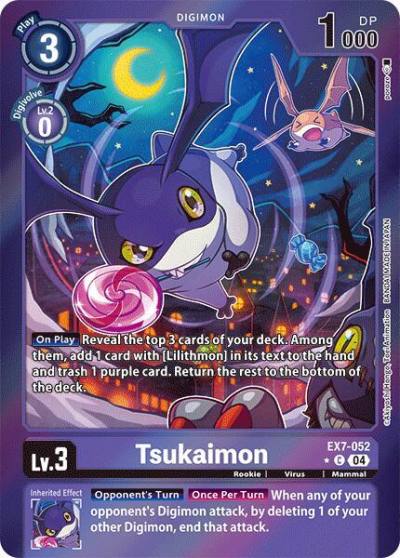 Tsukaimon Foil EX7-052 C Digimon LIBERATOR Digimon card