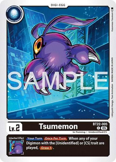 Tsumemon BT22-005 C Cyber Eden Digimon card