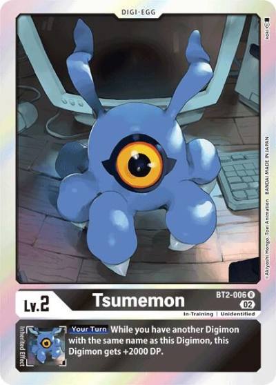 Tsumemon Resurgence Booster Reprint BT2-006 R Resurgence Booster Digimon card
