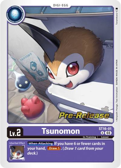 Tsunomon ST16-01 U Starter Deck 16: Wolf of Friendship Pre-Release Cards Digimon card