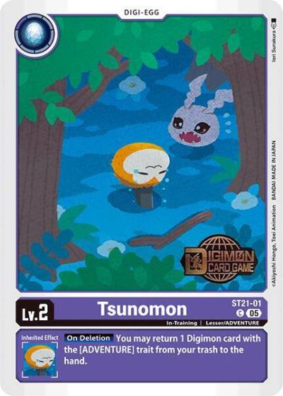 Tsunomon ST21-01 C Starter Deck 21: Hero of Hope Release Event Cards Digimon card