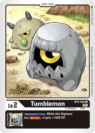 Tumblemon BT9-005 U X Record Pre-Release Cards Digimon card