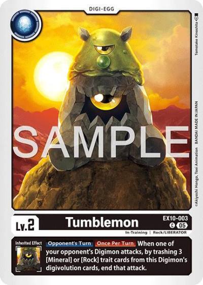 Tumblemon EX10-003 C Sinister Order Digimon card