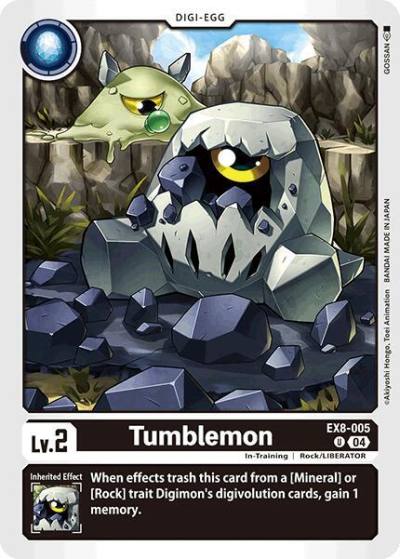 Tumblemon EX8-005 U Chain of Liberation Digimon card
