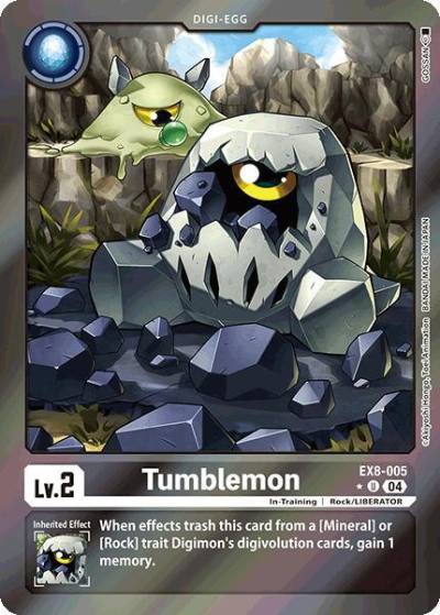 Tumblemon Limited Foil EX8-005 U Chain of Liberation Digimon card
