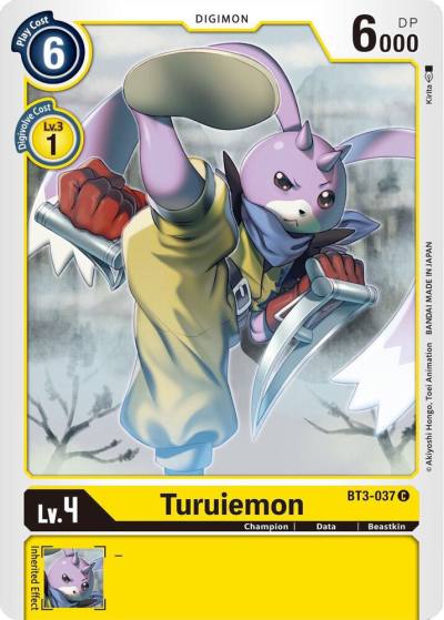 Turuiemon BT3-037 C Release Special Booster 1.5 Digimon card