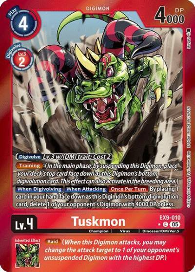Tuskmon Limited Foil EX9-010 C Versus Monsters Digimon card