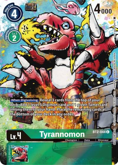Tyrannomon 25th Special Memorial Pack BT2-044 C Release Special Booster 1.0 Digimon card