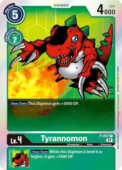 Tyrannomon Official Tournament Pack Vol4 P-057 P Digimon Promotion Cards Digimon card