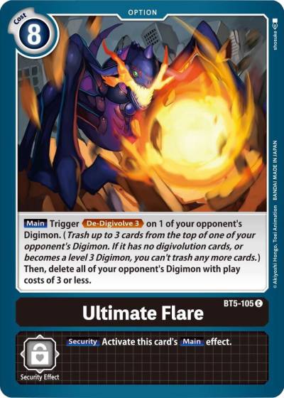 Ultimate Flare BT5-105 C Battle of Omni Digimon card