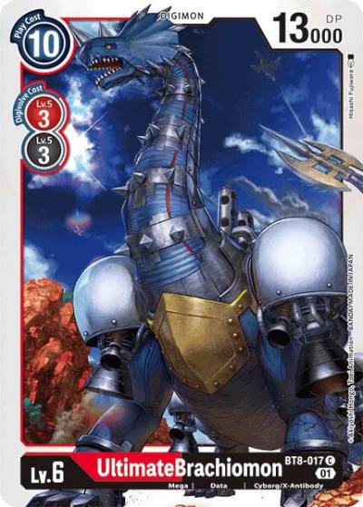 UltimateBrachiomon BT8-017 C New Awakening Digimon card