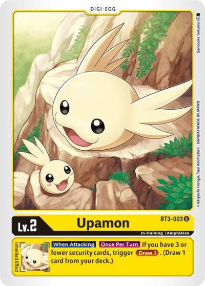 Upamon BT3-003 U Release Special Booster 1.5 Digimon card