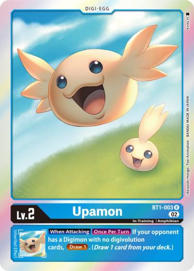 Upamon Resurgence Booster Reprint BT1-003 R Resurgence Booster Digimon card