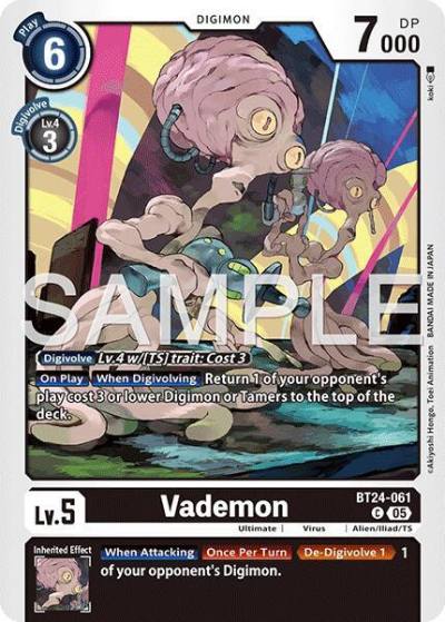 Vademon BT24-061 C Time Stranger Digimon card