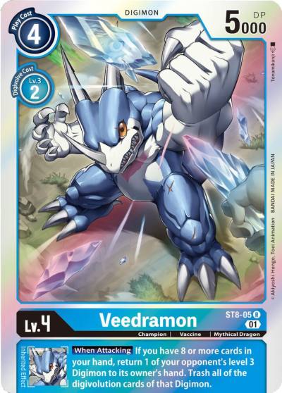 Veedramon ST8-05 R Starter Deck 08: Ulforce Veedramon Digimon card