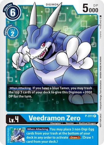 Veedramon Zero P-011 P Digimon Promotion Cards Digimon card