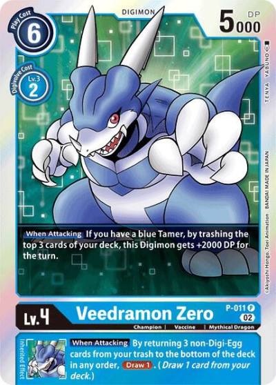 Veedramon Zero Resurgence Booster Reprint P-011 P Resurgence Booster Digimon card
