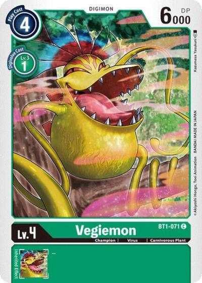 Vegiemon BT1-071 C Release Special Booster 1.0 Digimon card