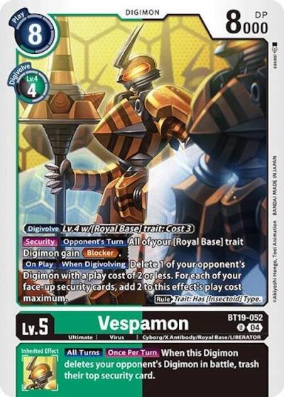 Vespamon BT19-052 U Release Special Booster 2.0 Digimon card